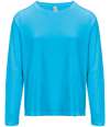 04443 Lds Monarch SOL'S Ladies Monarch Long Sleeve T-Shirt Aqua colour image